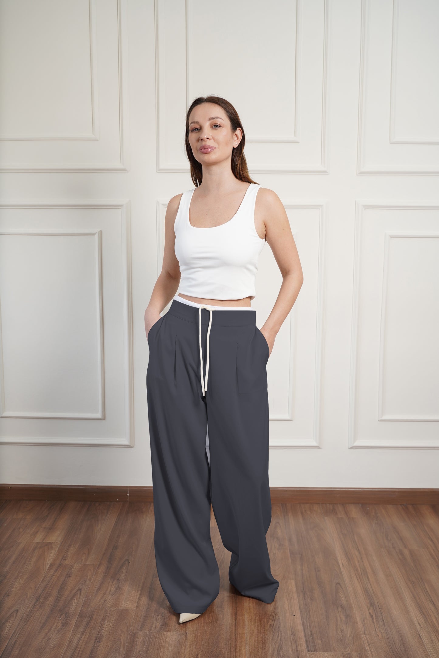 Boxer Trousers In Gray