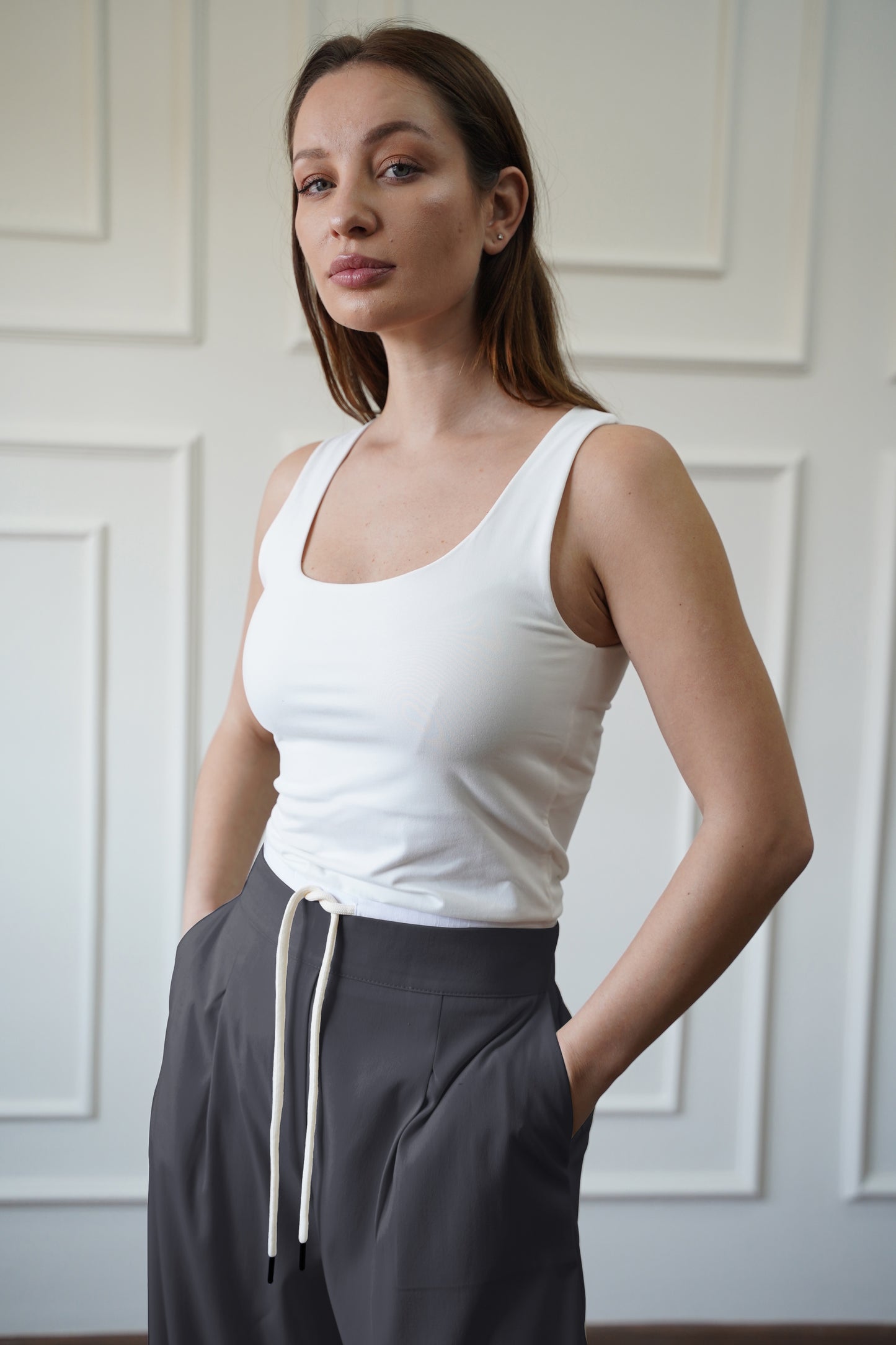 Boxer Trousers In Gray