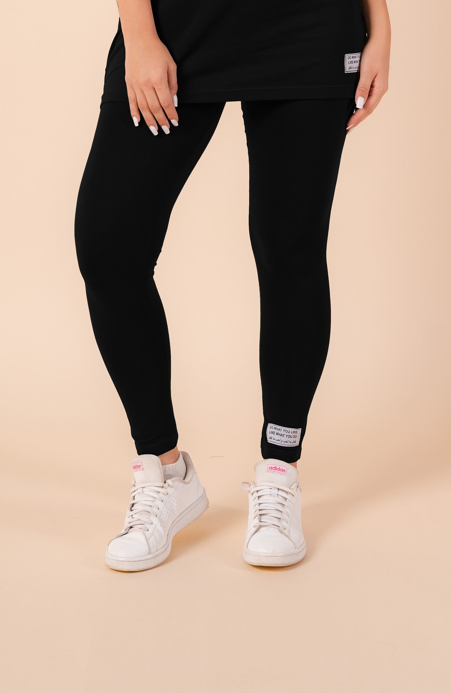 Active Legging In Cotton | Black