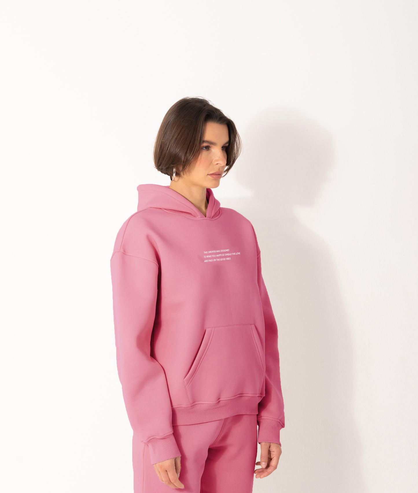 Basic Hoodie With Patch | Cashmere