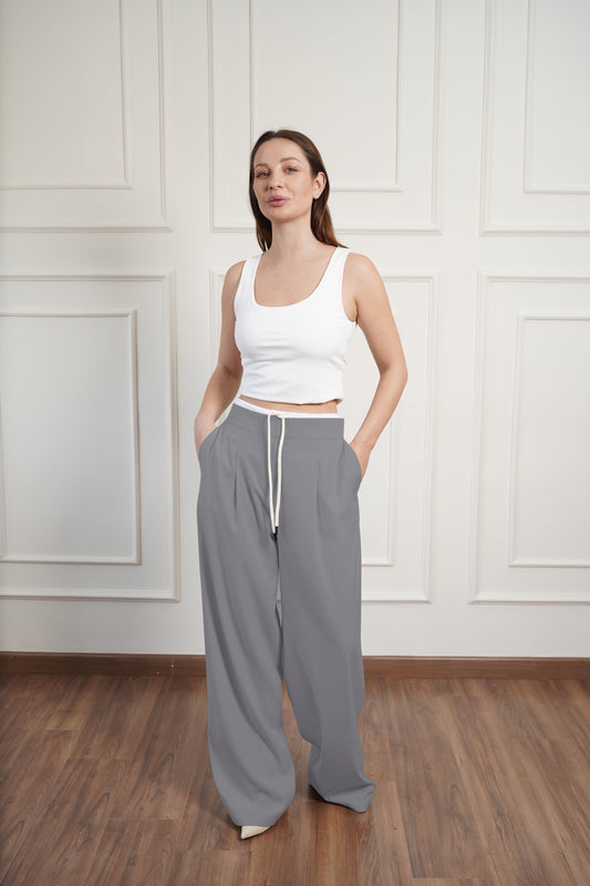 Boxer Trousers In Gray