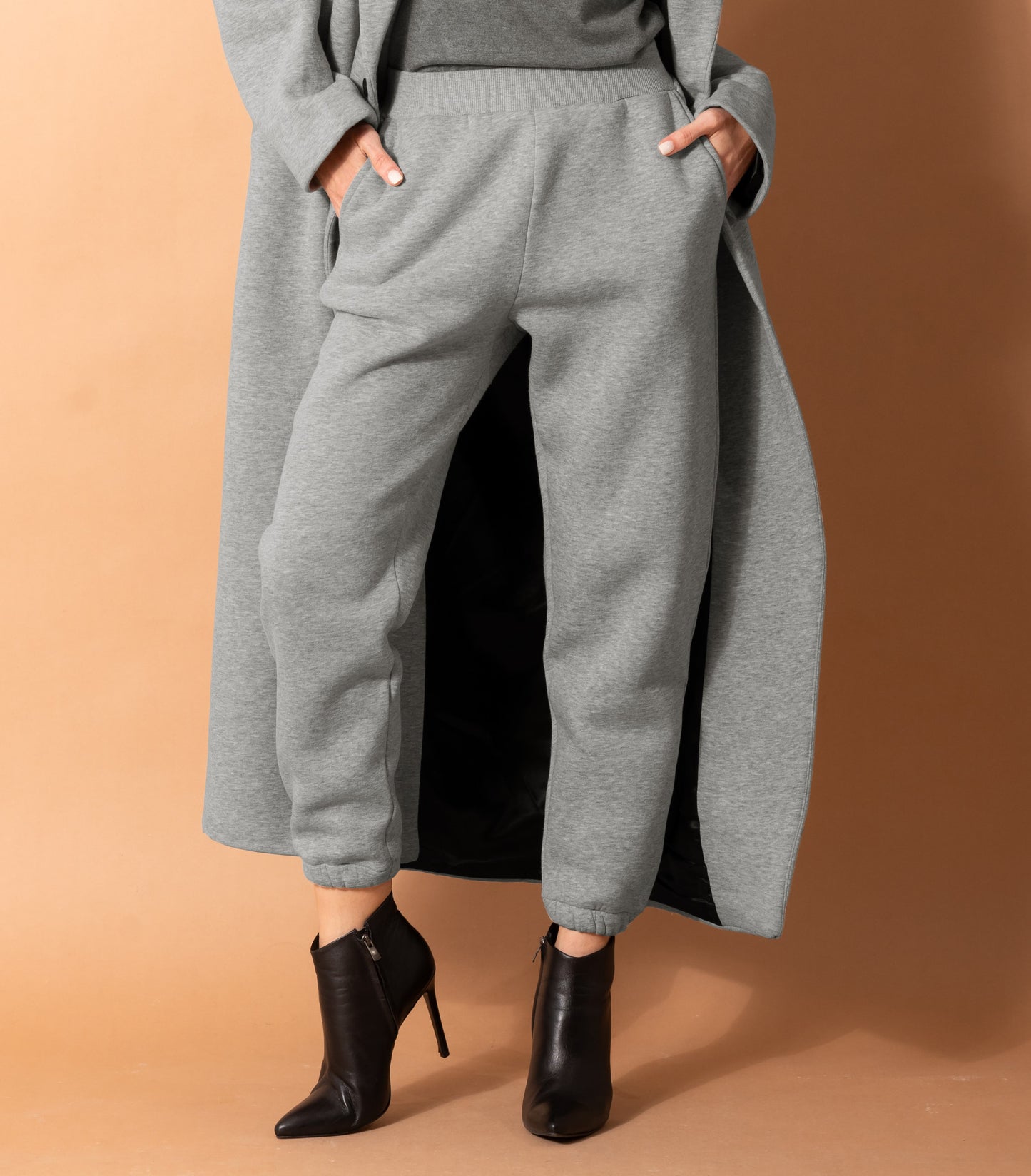 Comfy Sweatpants In Fleece | Gray