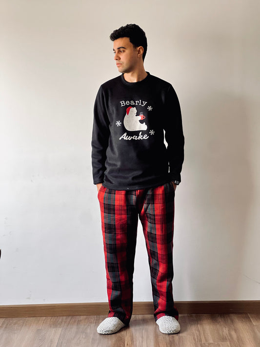 Plaid Pajama set for men