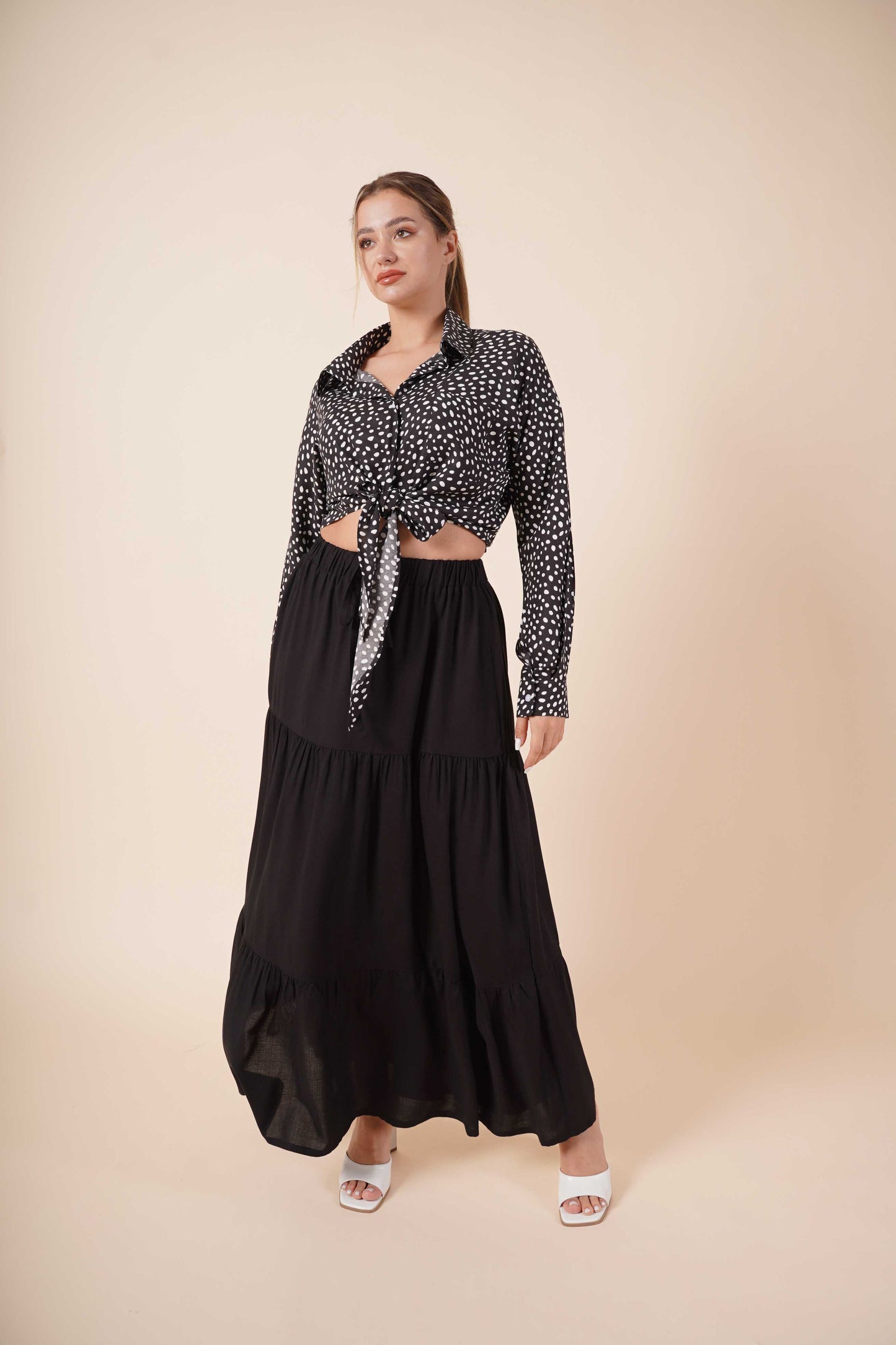 Maxi Skirt In Black