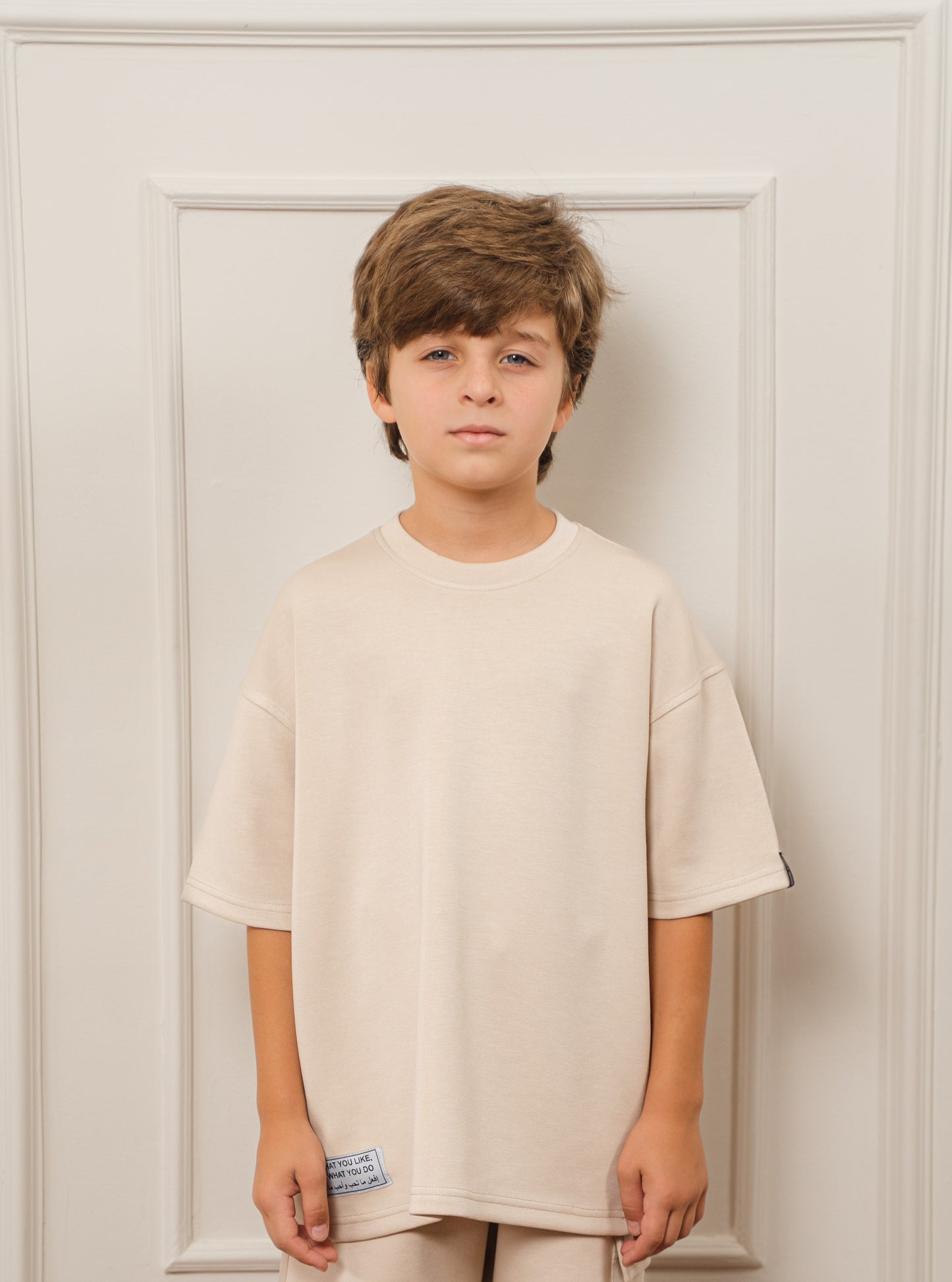 Kids Everyday T-Shirt ln Beige