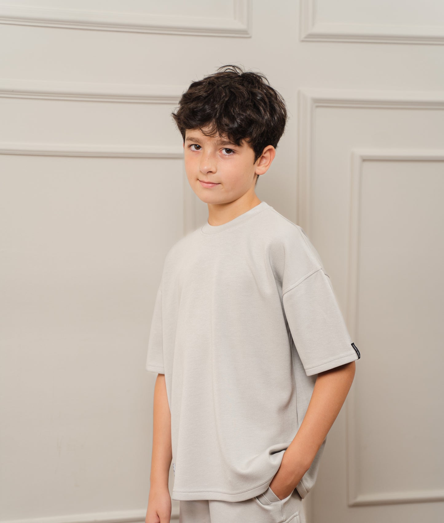 Kids Jersy T-Shirt l Gray