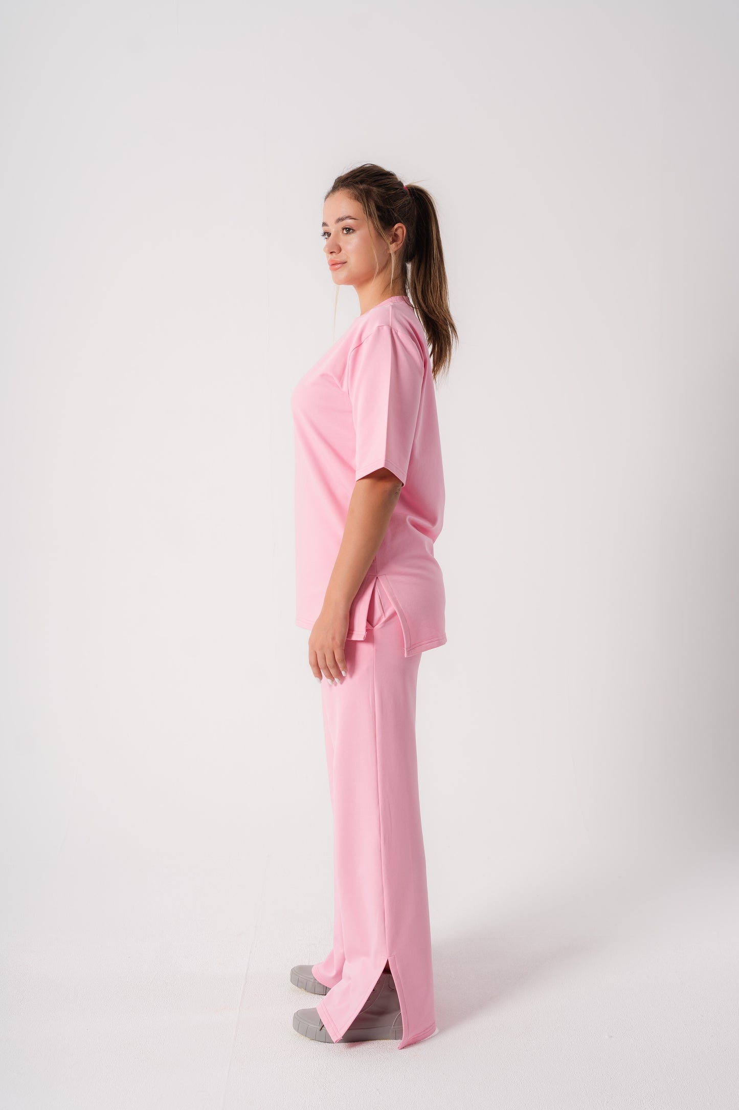 Cotton Everyday Tracksuit I Pink
