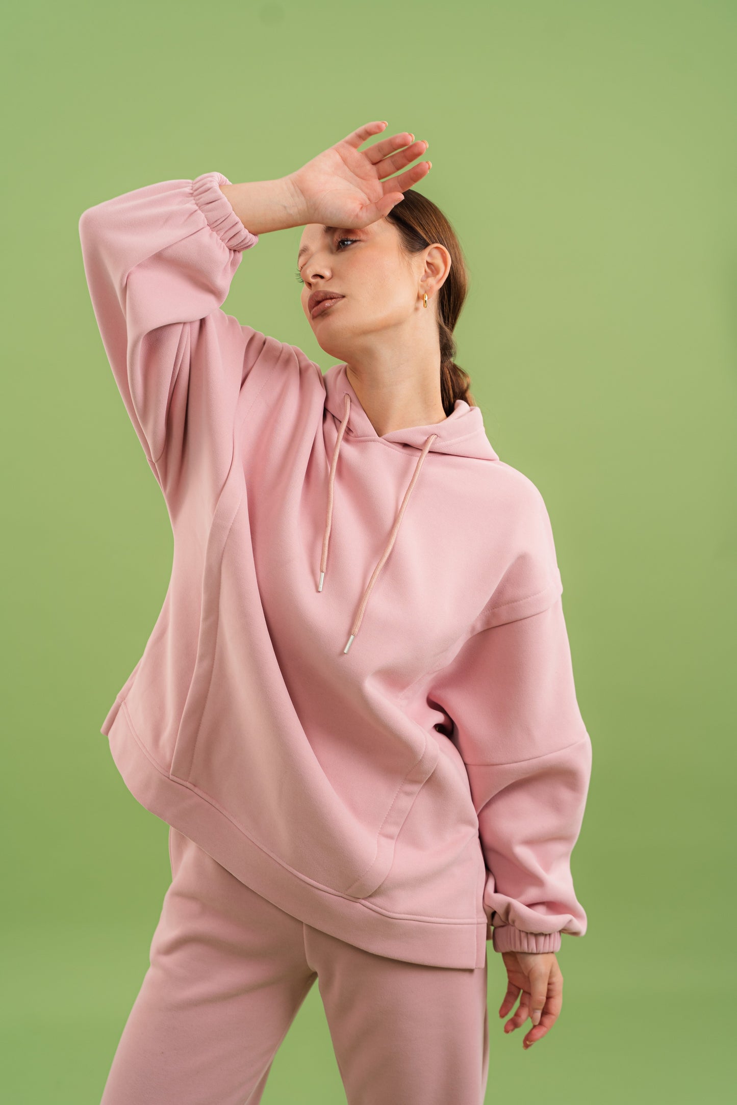 Comfy Hoodie In Fleece| Cashmere