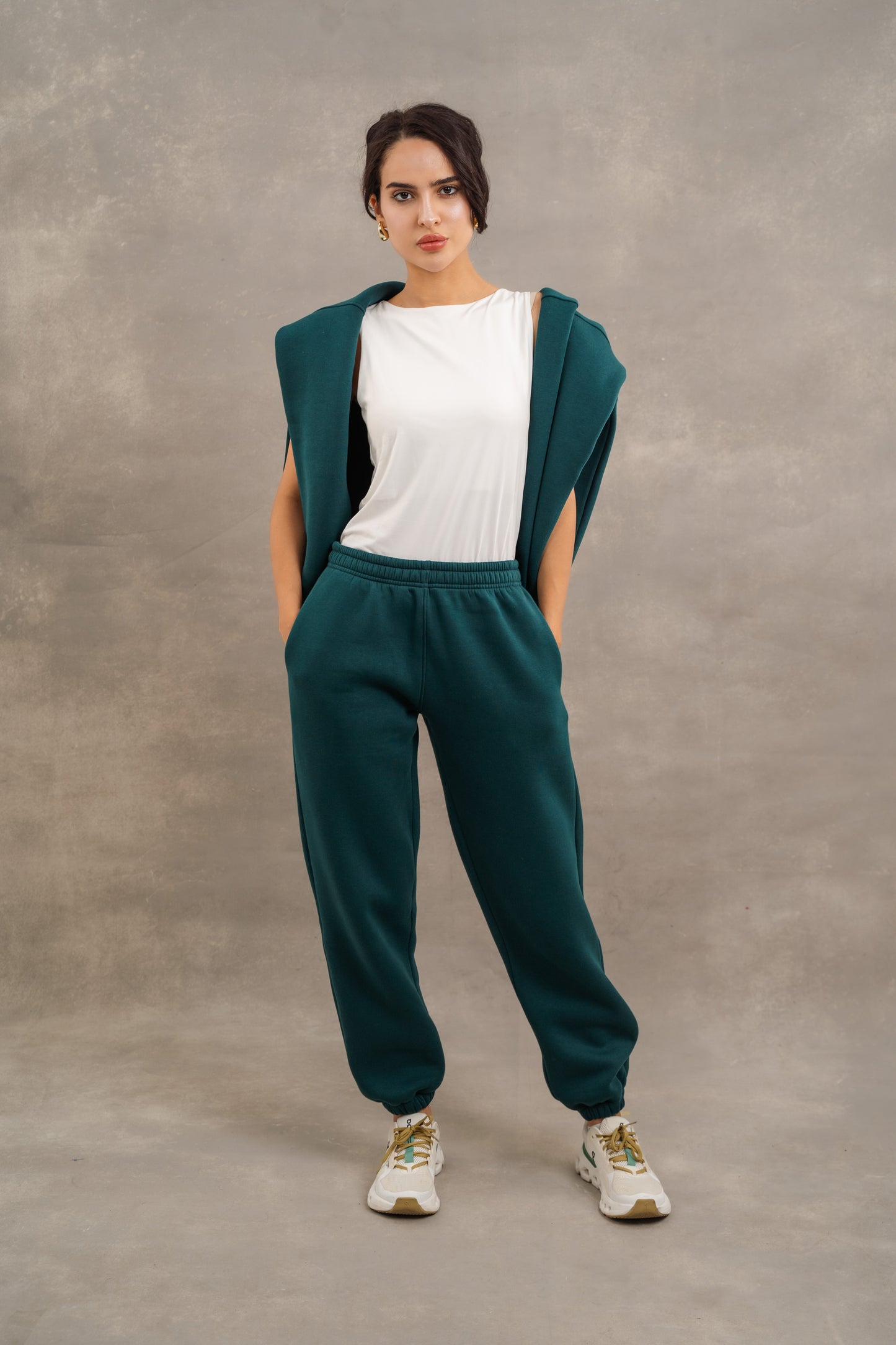 S-N-Fleece Basic Set In Teal