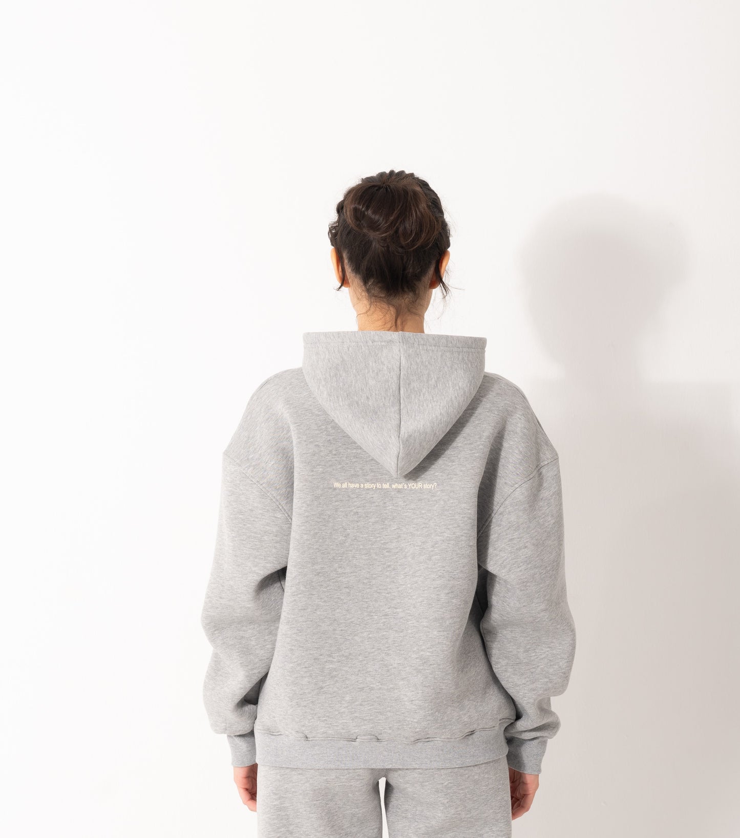 Basic Hoodie With Patch | Gray