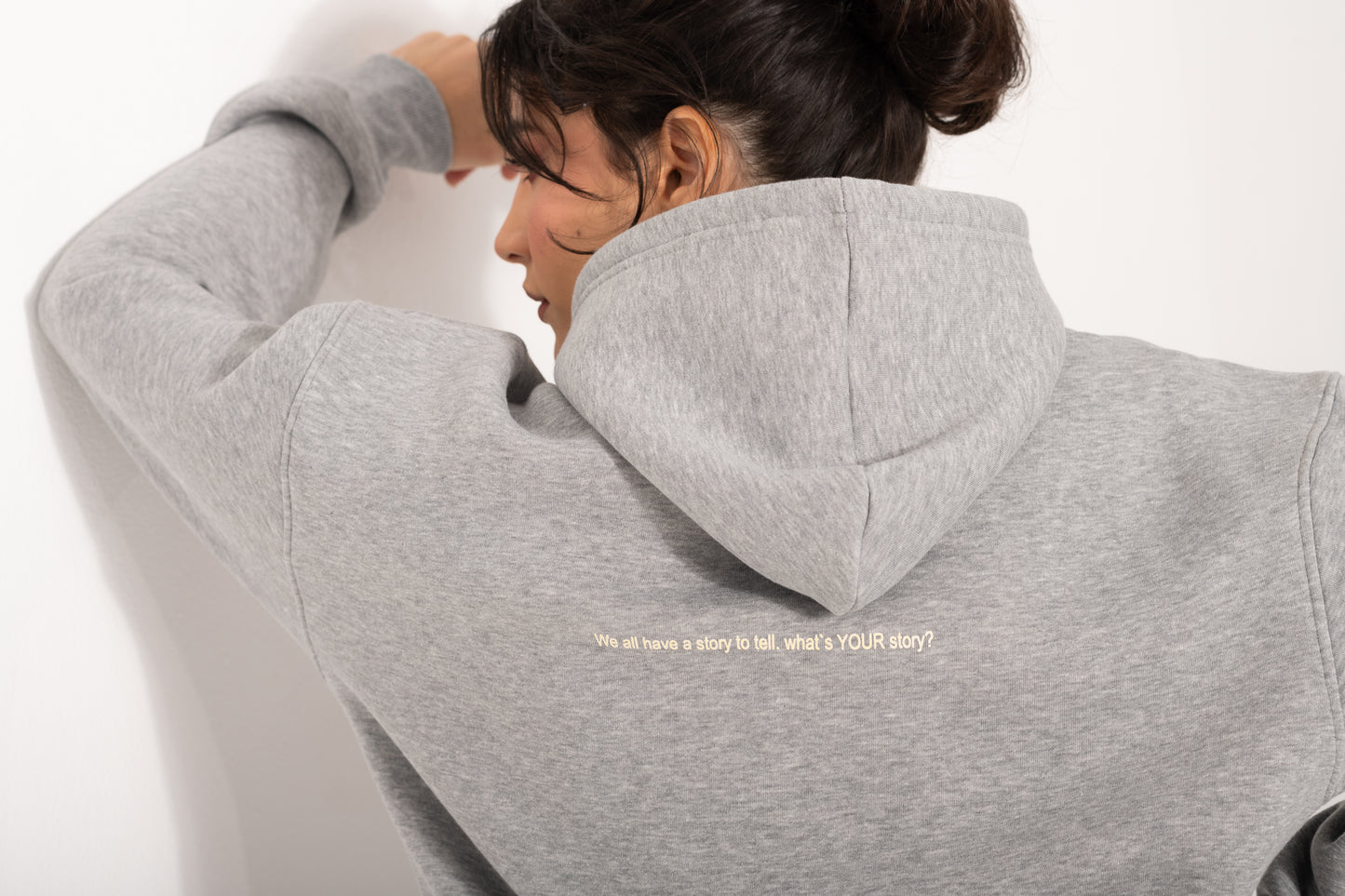 Basic Hoodie With Patch | Gray