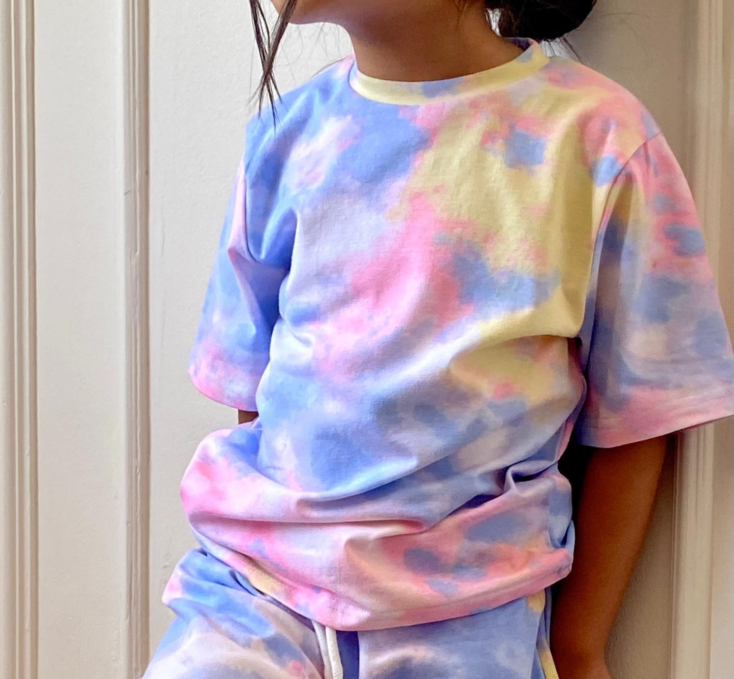 Tie Dye Kids T-Shirt In Blue