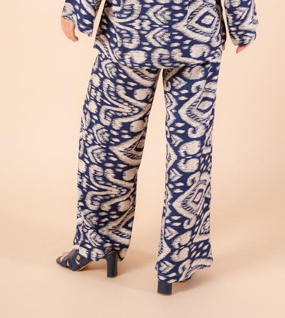 Printed Summer Pants I Blue