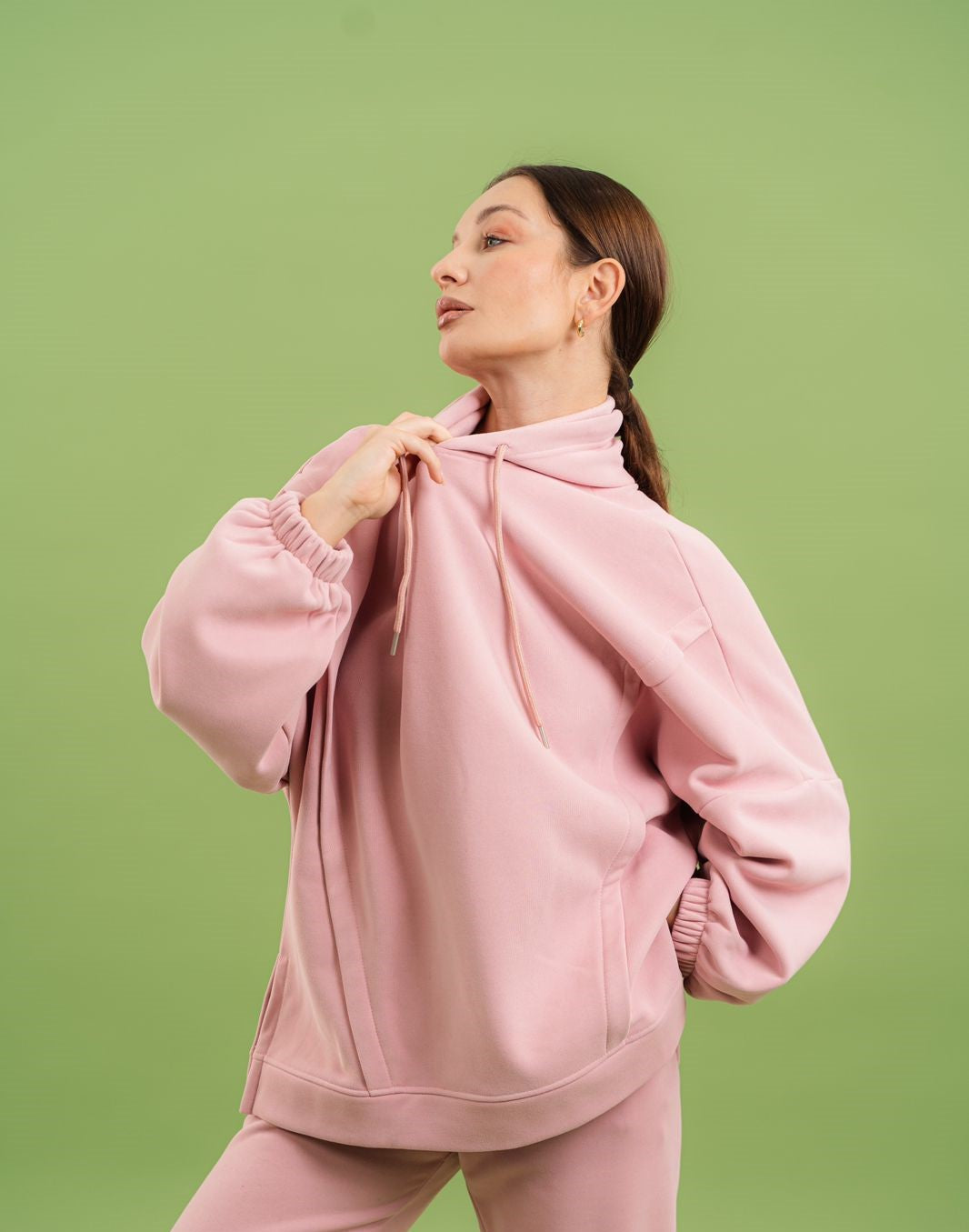 Comfy Hoodie In Fleece| Cashmere