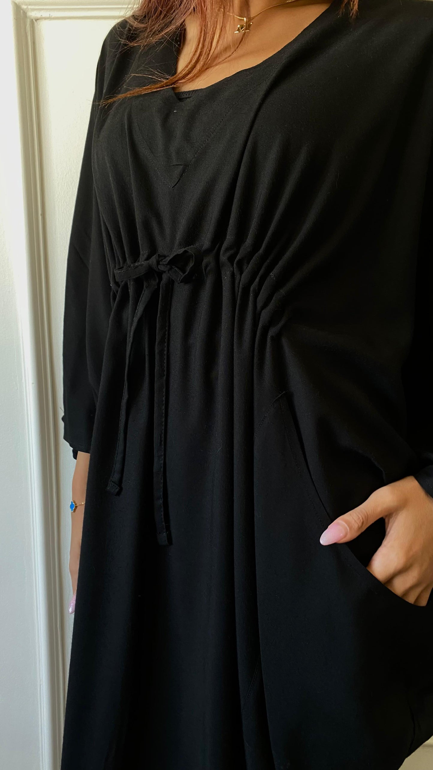 Beach Long Dress In Black