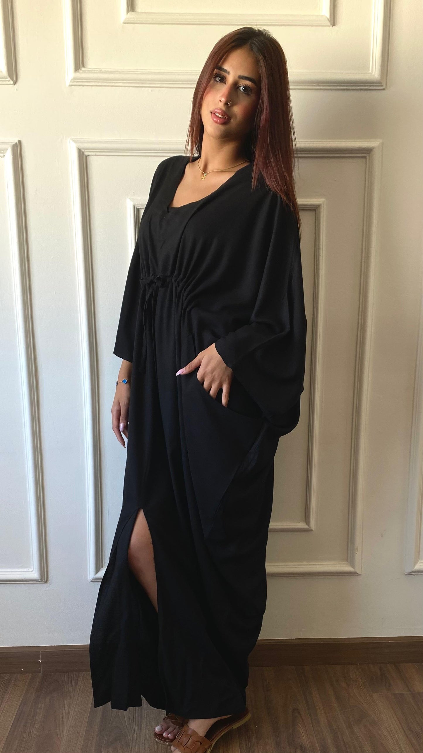 Beach Long Dress In Black