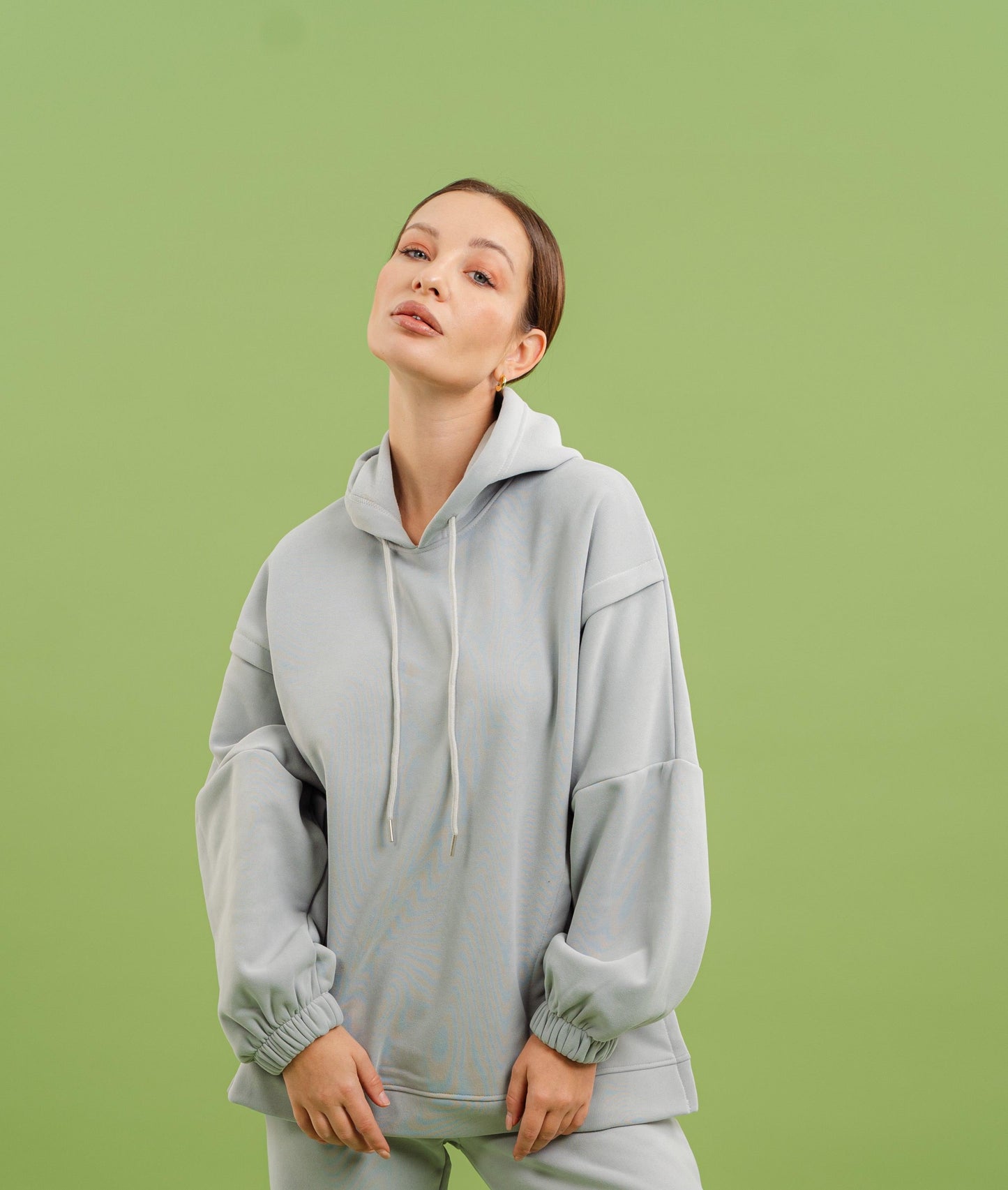 Comfy Hoodie In Fleece| Grey