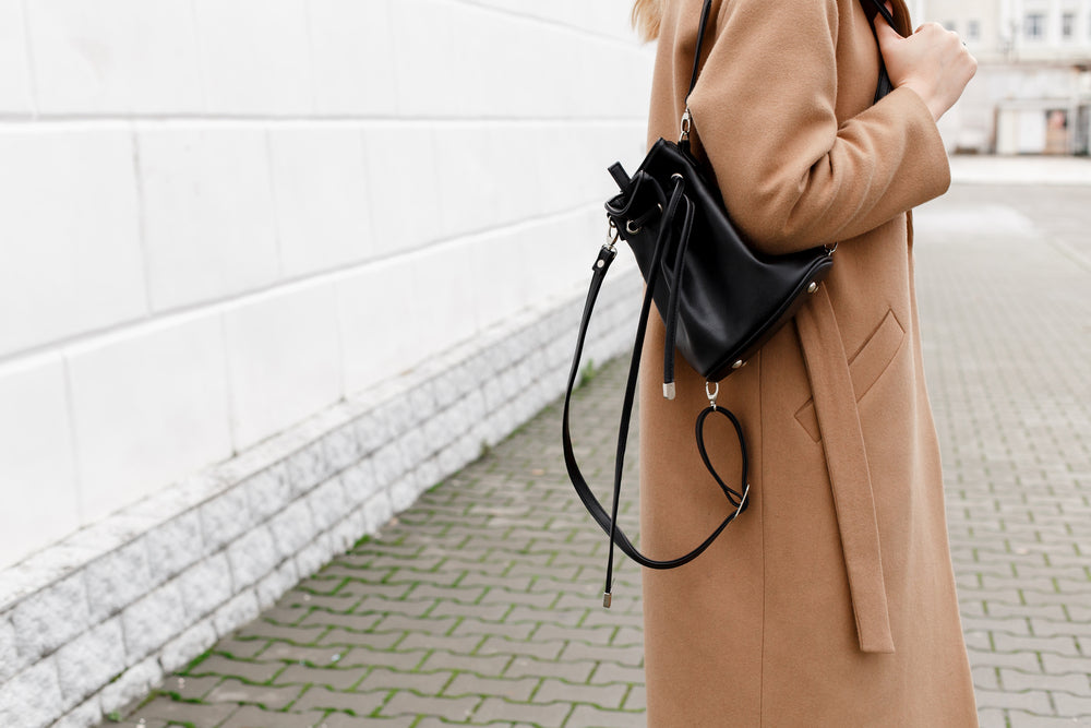 Chuck-on Coat with Patch Pockets In Camel