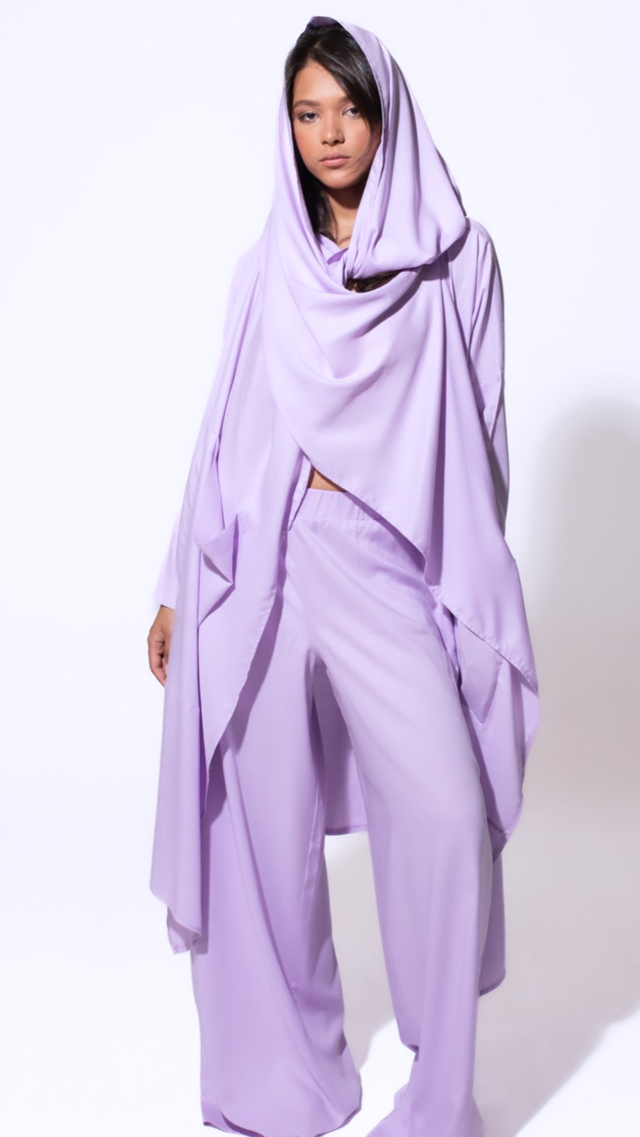 Wrap It Up Kimono Set In Lilac