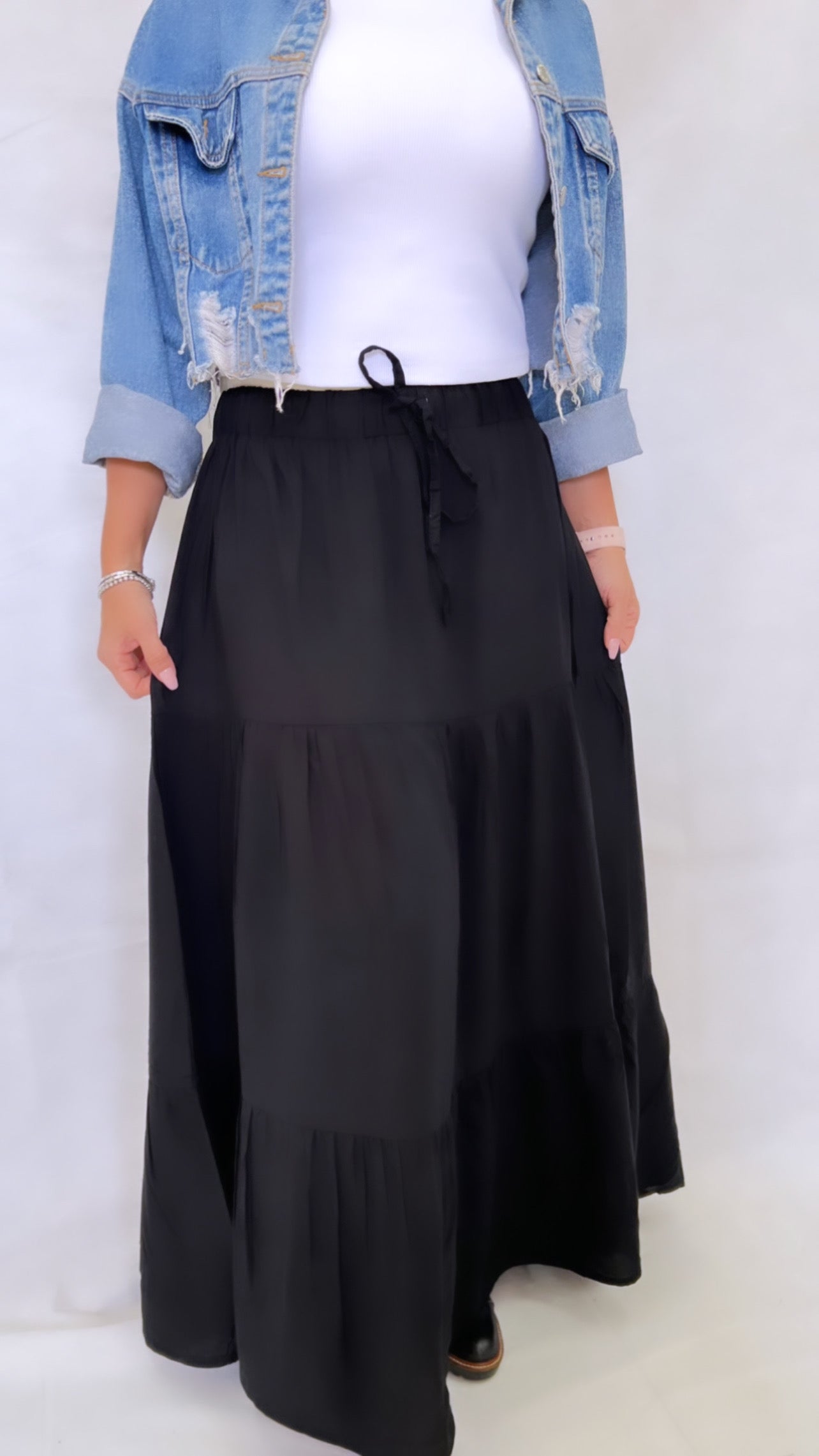 Maxi Skirt In Black