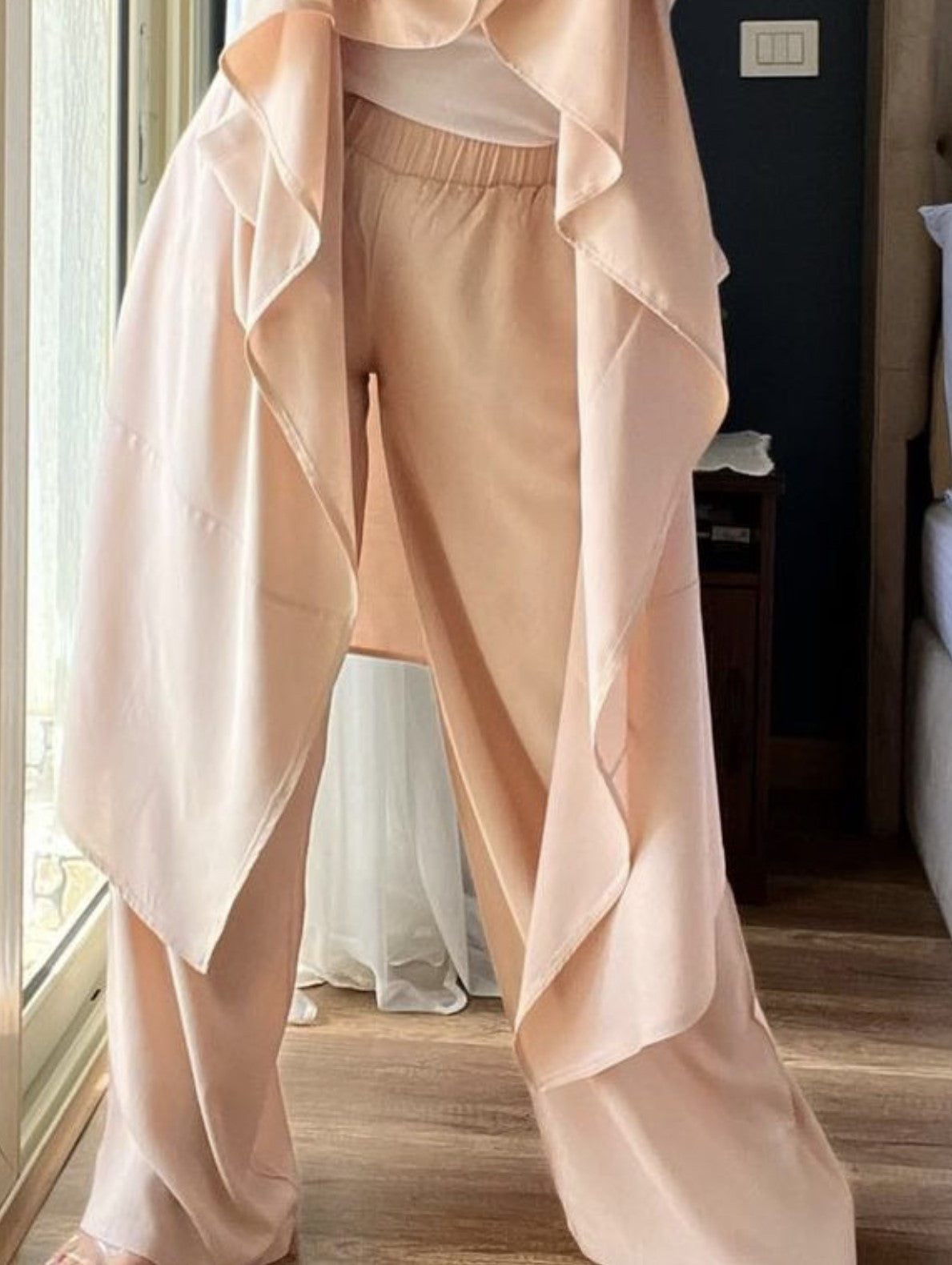 Wrap It Up Kimono Pants In Beige