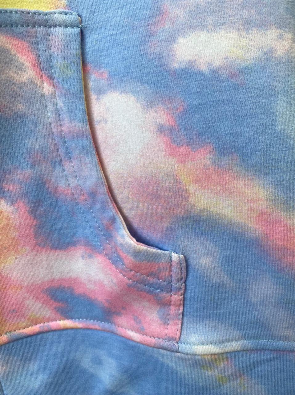 Tie Dye Hooded Jacket